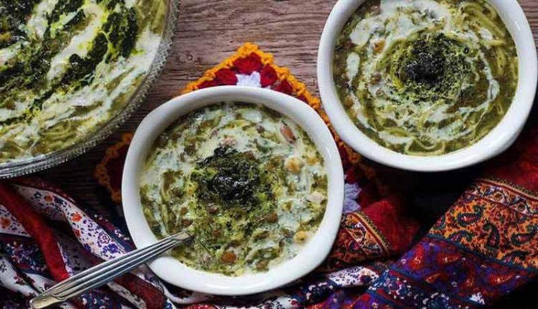 آش اسفناج کازرون