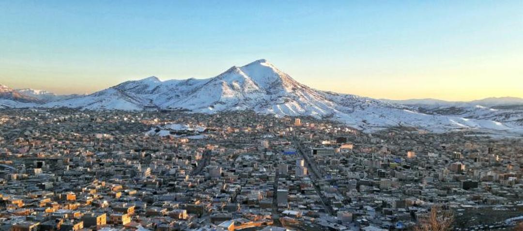 نمایی از شهر بانه