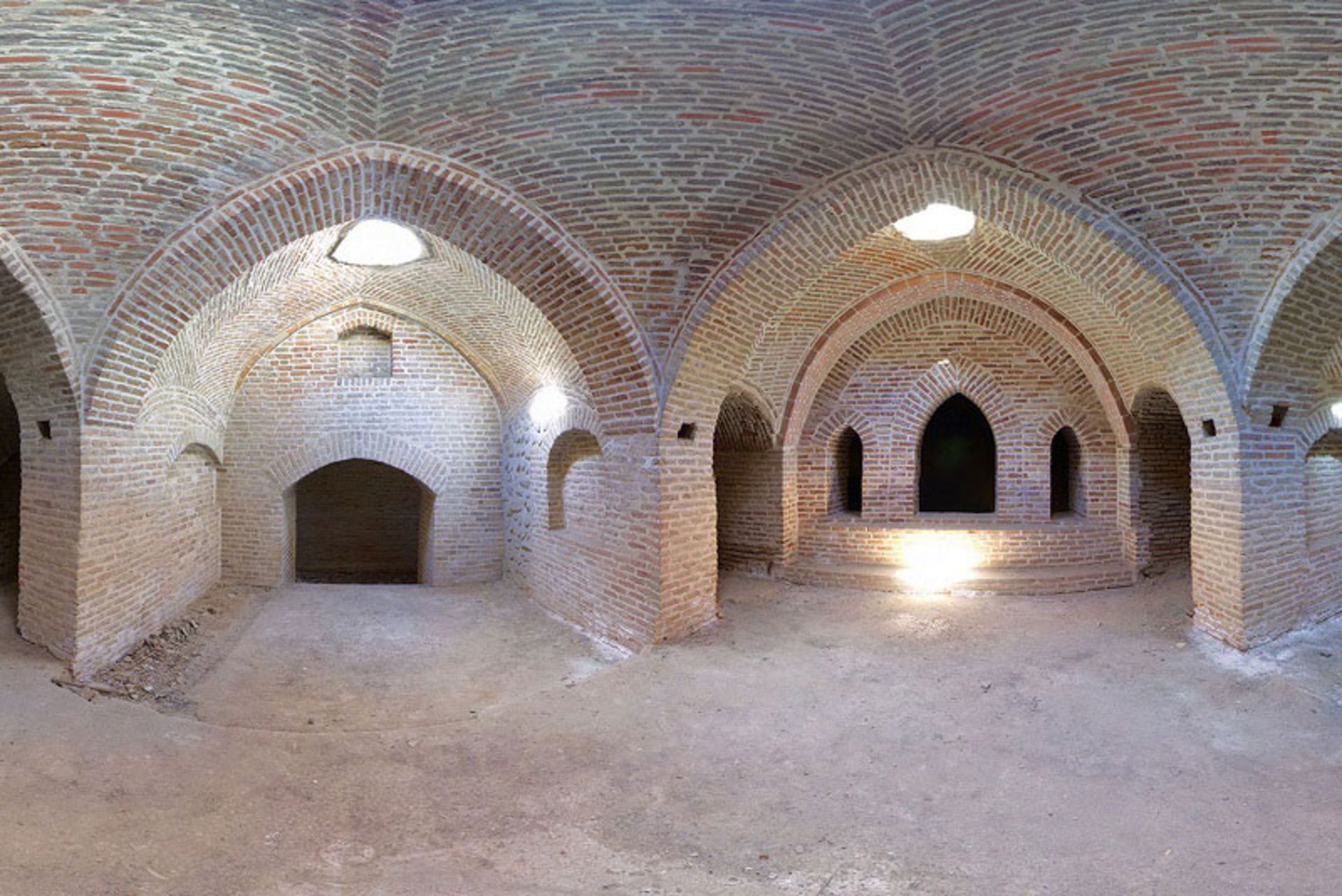 مصالح به کار رفته در حمام مصباح