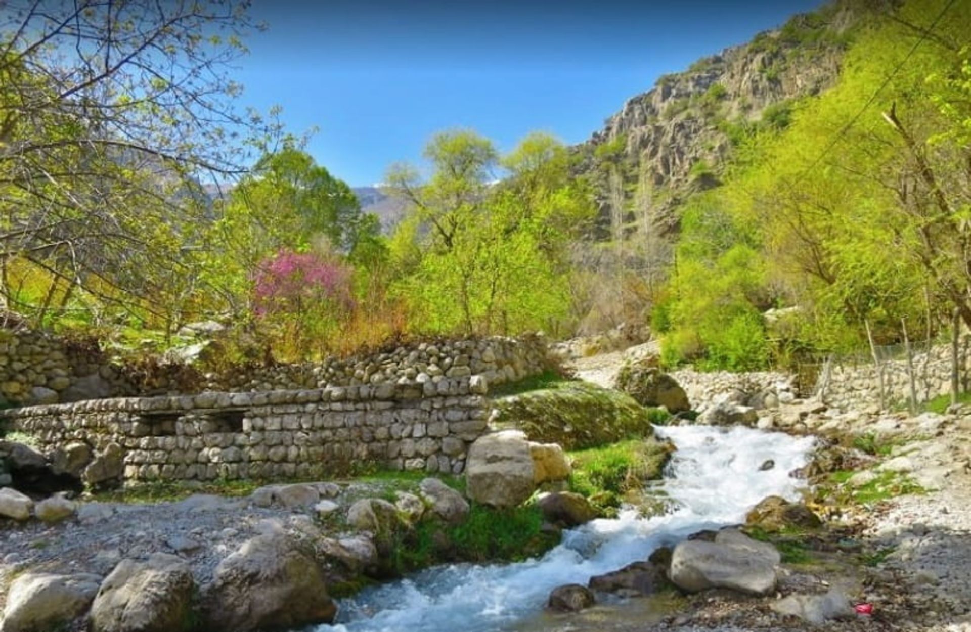 مسیر دسترسی آبشار شیوند ایذه