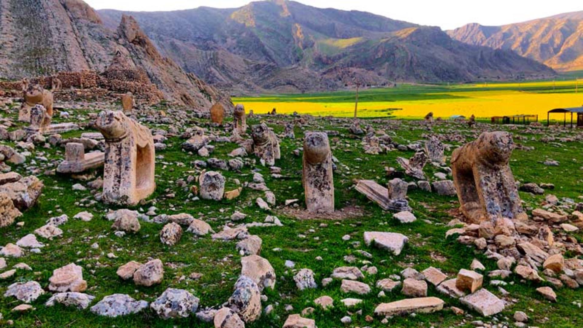 گورستان تاریخی شیرهای سنگی شهسوار ایذه