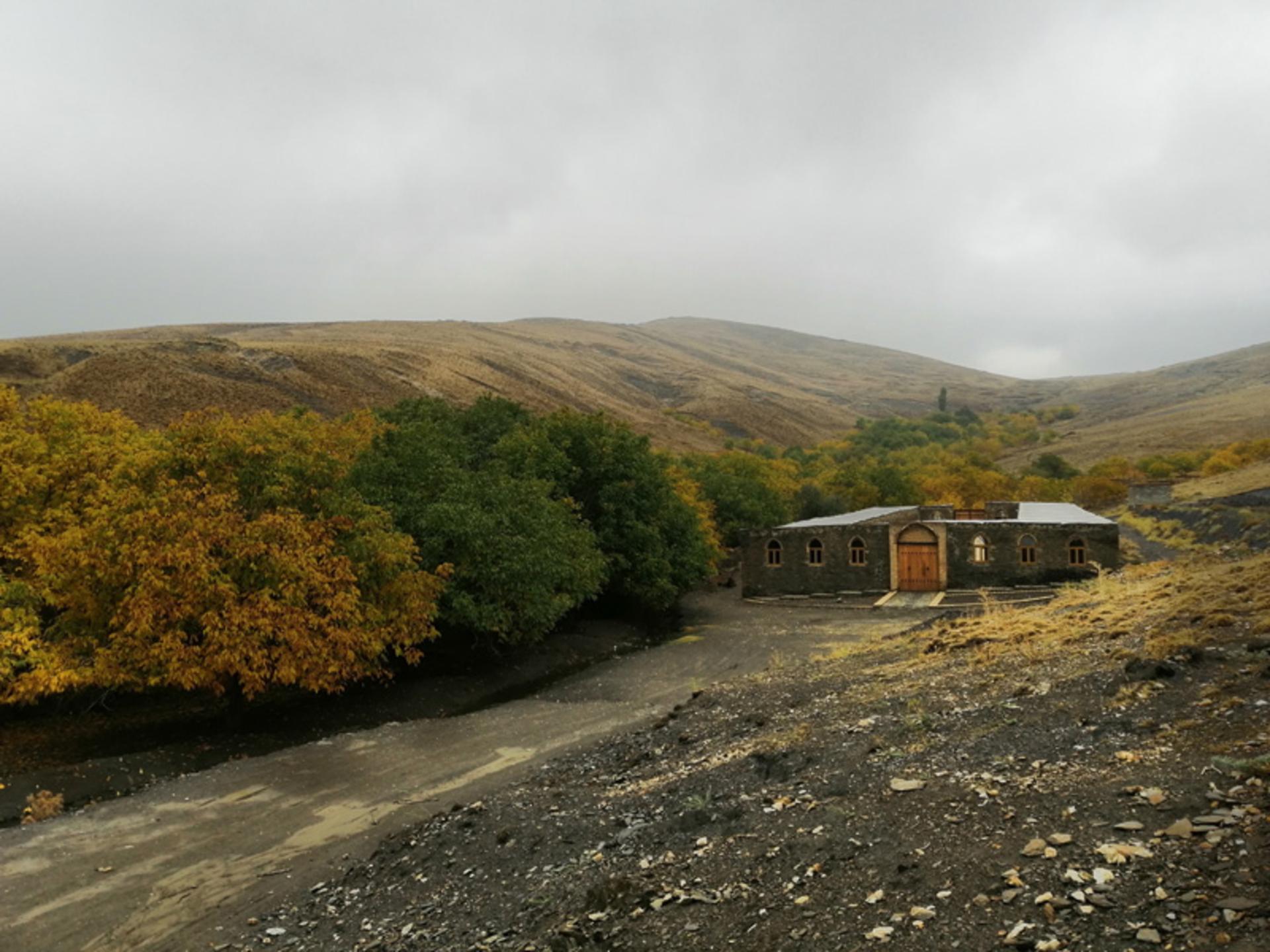 منظره پاییزی روستای ورکانه