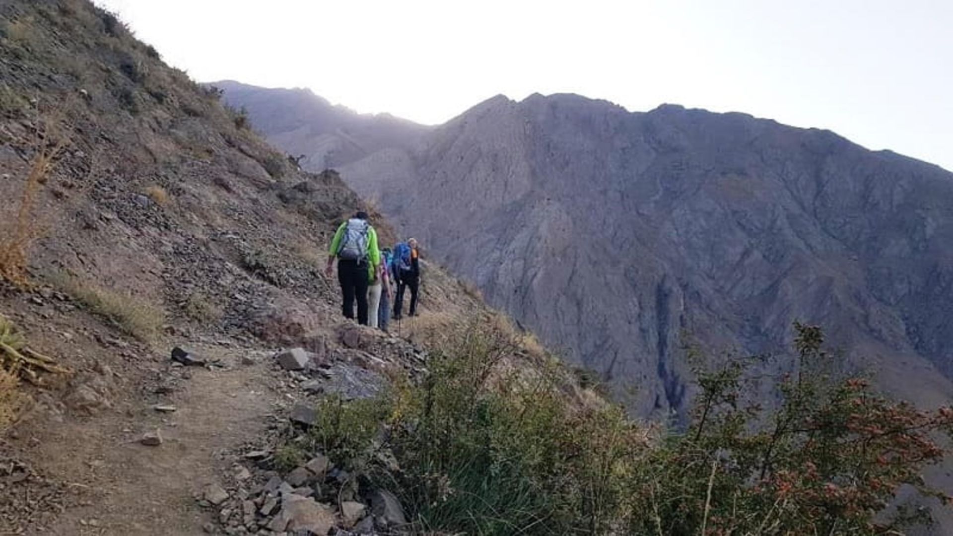 کوهنوردی در ارتفاعات روستای امامه