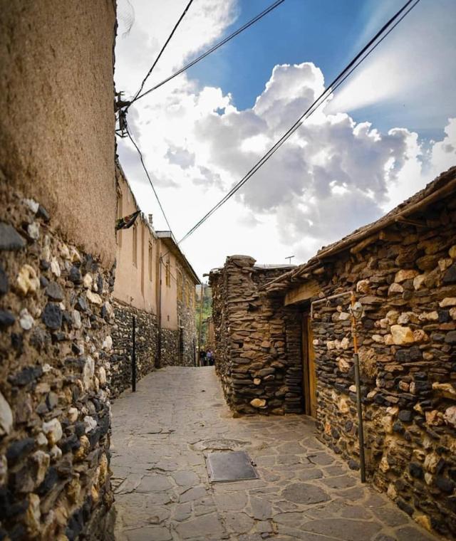 کوچه‌های روستای ورکانه