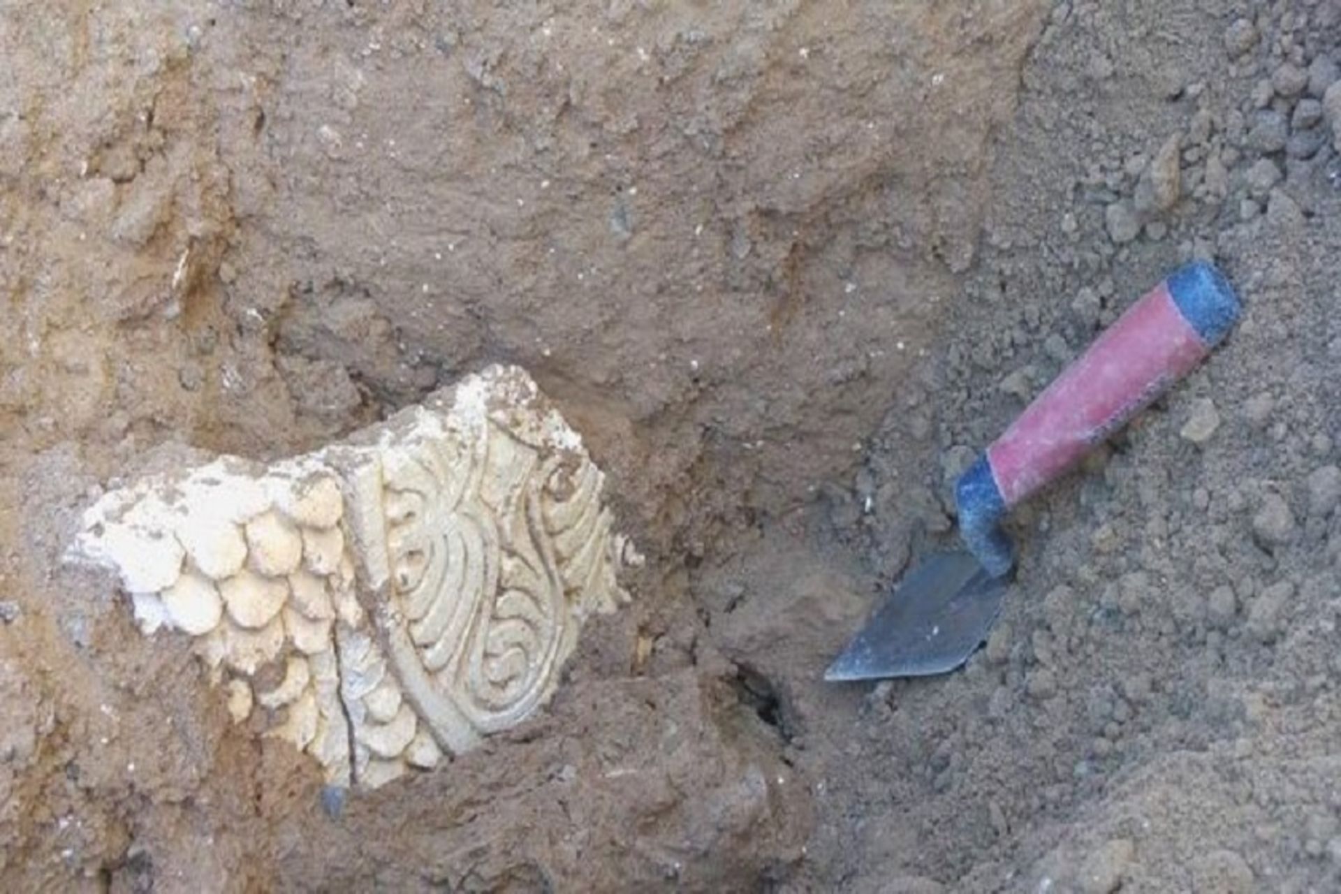 گچبری آتشکده ساسانی