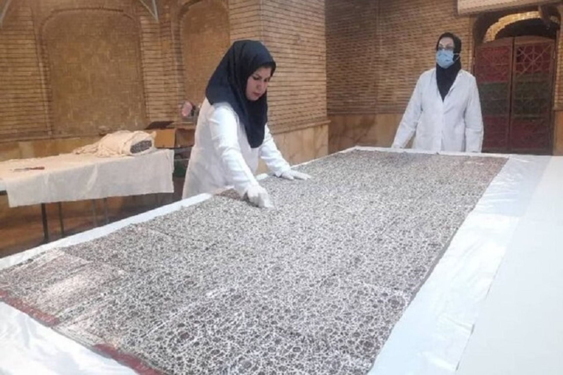 مرمت آثار مخازن کاخ گلستان