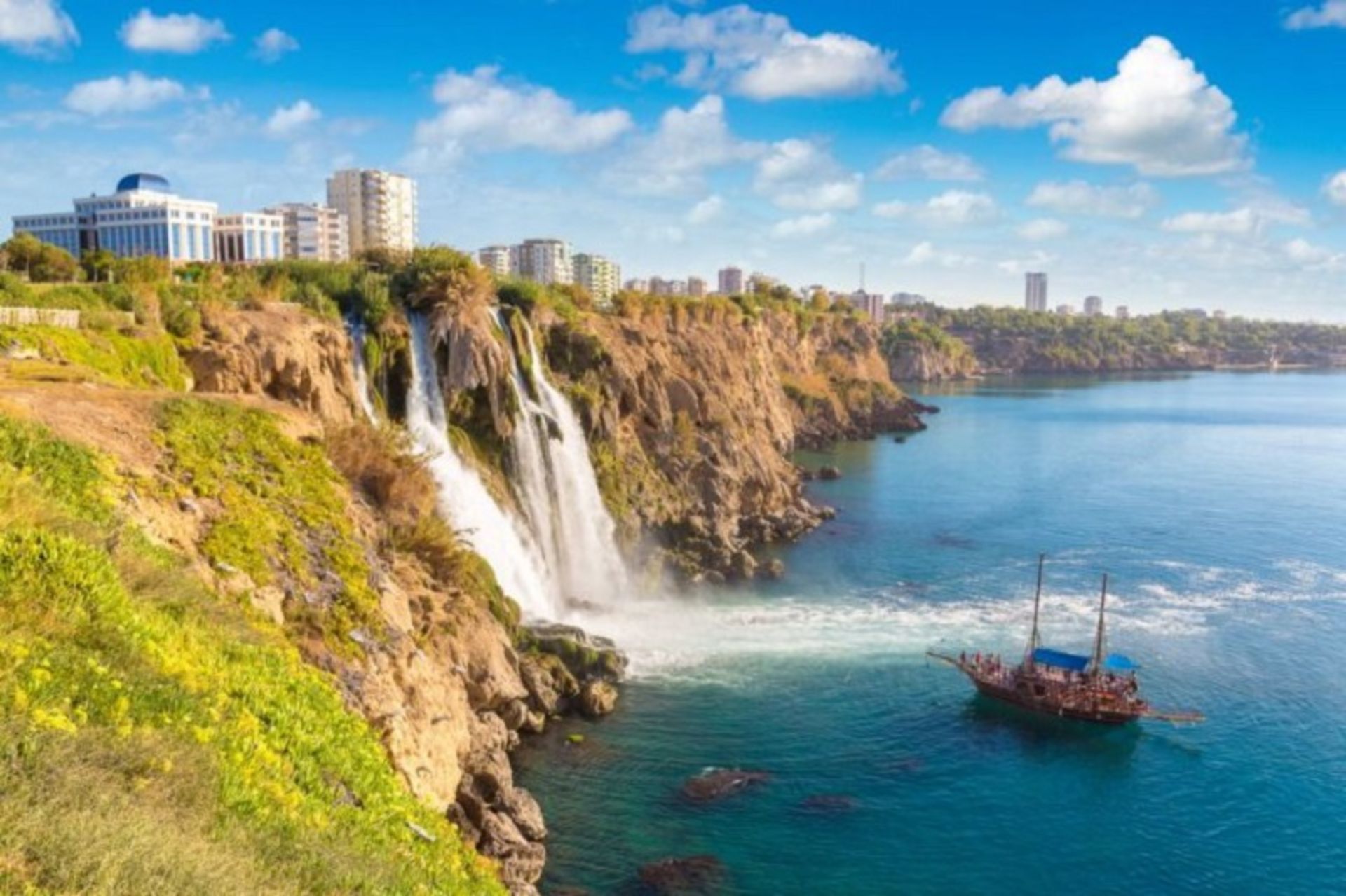 قایق سواری در آبشار دودن پایین