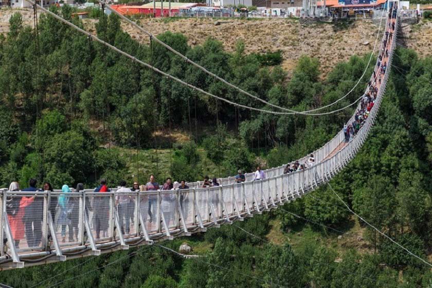 پل معلق نهج البلاغه کجاست؟ | معرفی و شرایط بازدید از پل معلق آسمان تهران - کجارو
