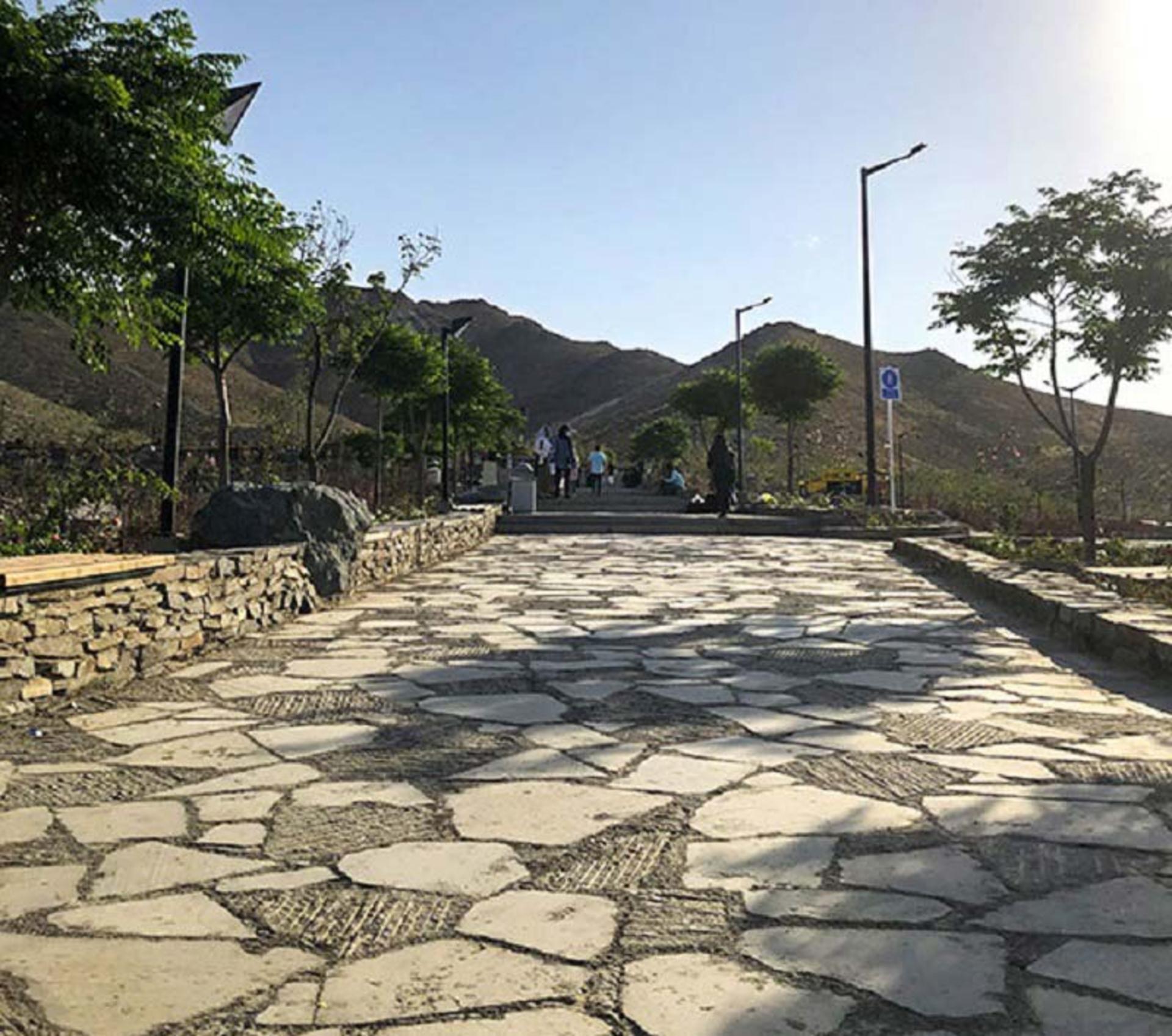 مسیر ورودی پارک کوهشار مشهد