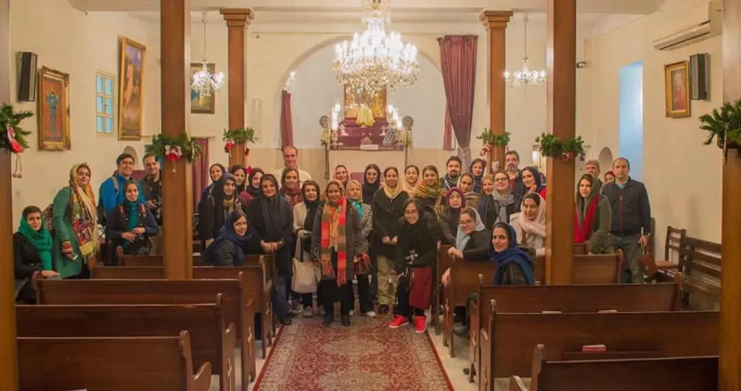 برگزاری مراسم در کلیسای تادئوس و بارنوقیمئوس مقدس