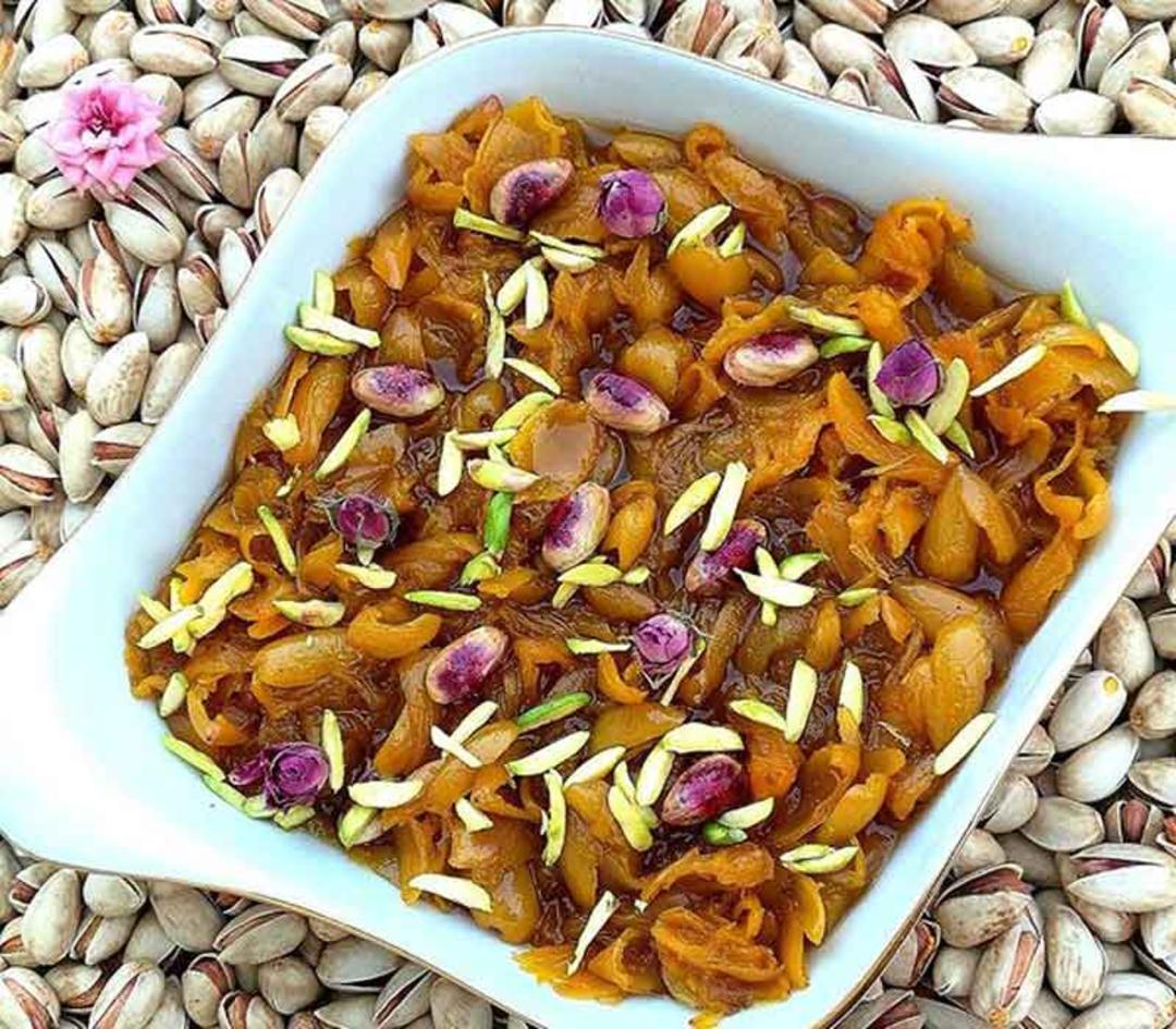 مربای پوست پسته