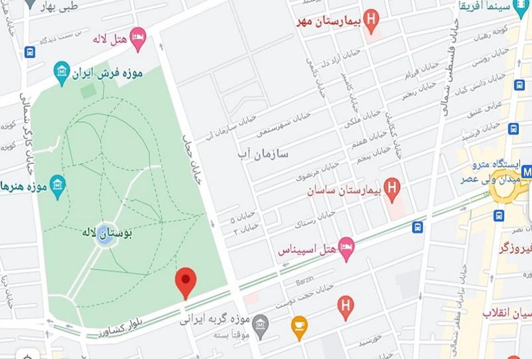 نقشه بلوار