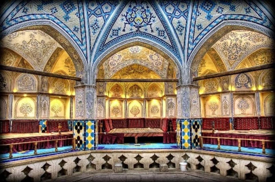 سربینه حمام سلطان امیر احمد کاشان