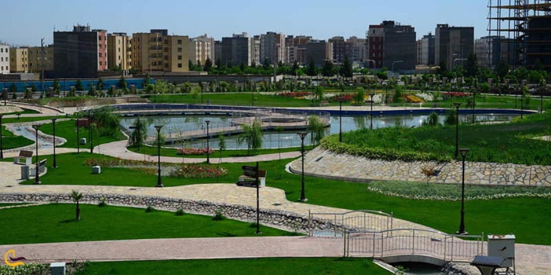 دریاچه پارک مینیاتوری مشهد
