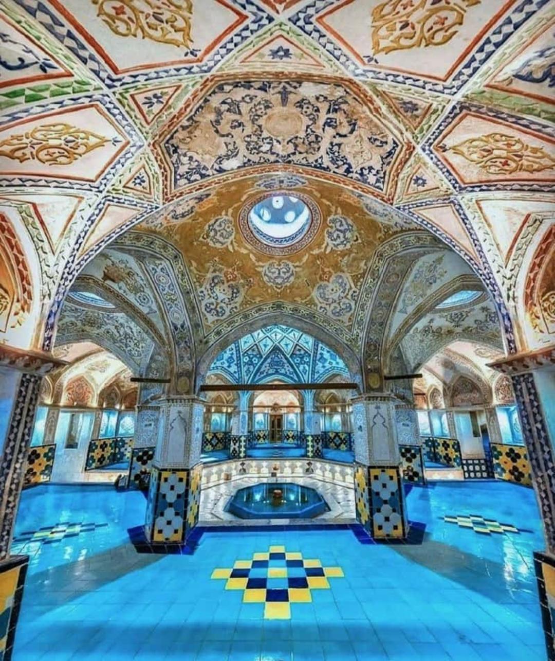 بازدید از حمام سلطان امیر احمد