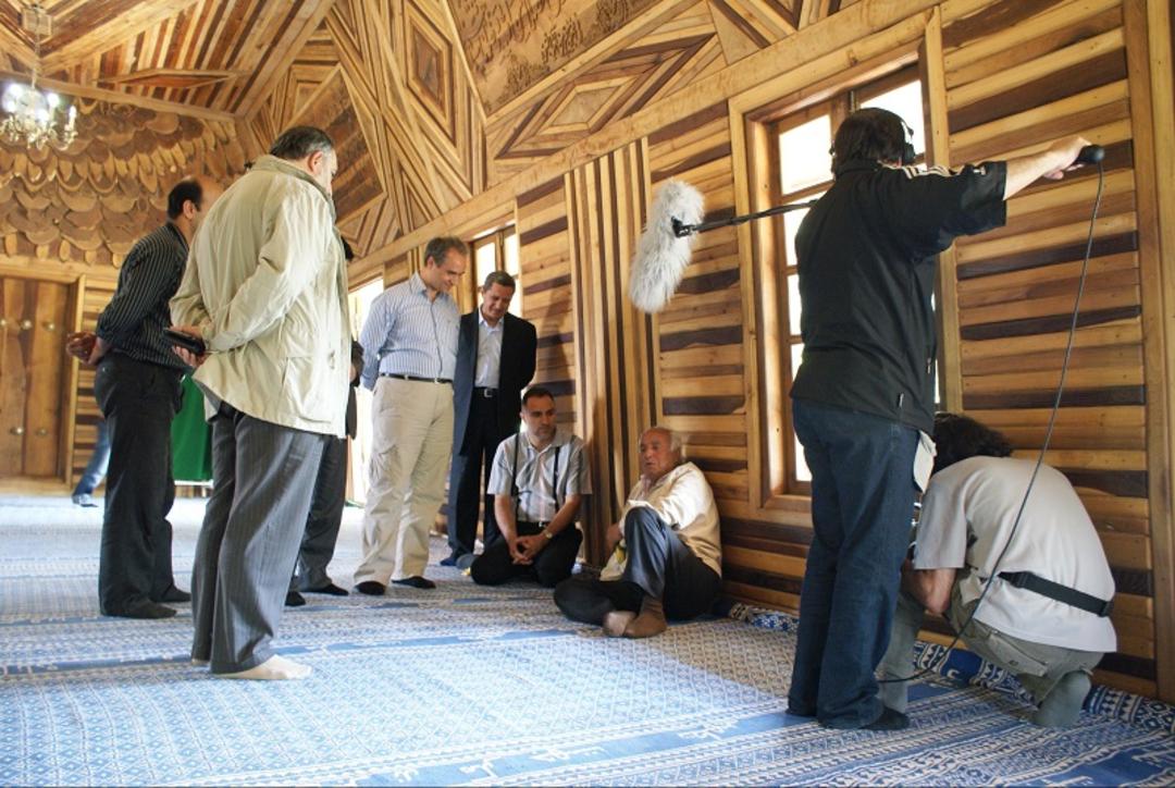 داخل بناهای دهکده چوبی نیشابور