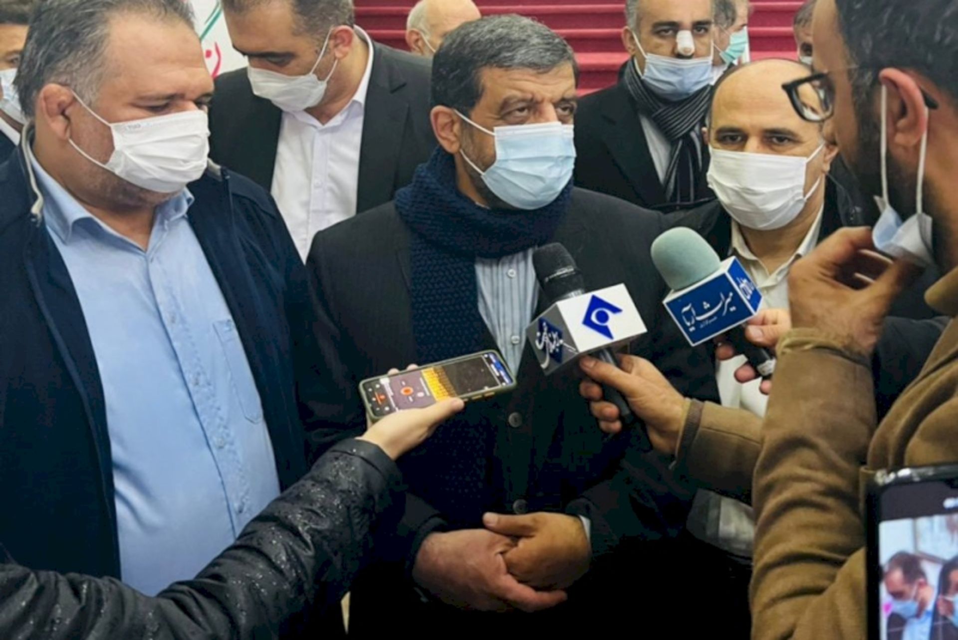 وزیر میراث فرهنگی در جمع خبرنگاران