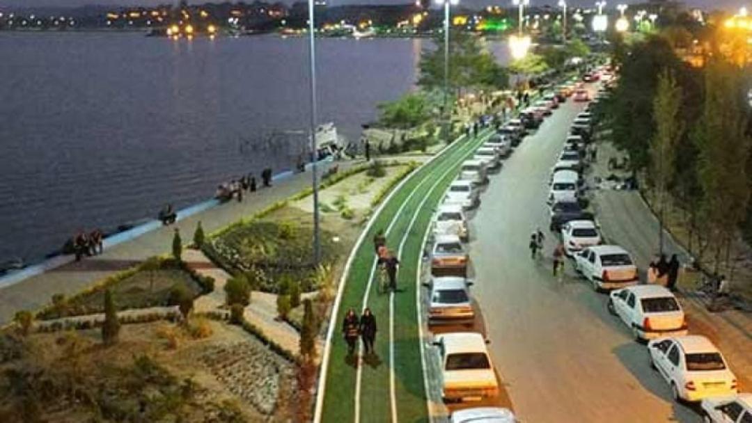 پارک شورابیل اردبیل در کنار دریاچه شورابیل