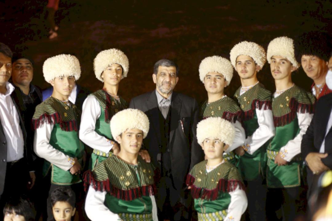 ضرغامی و اهالی ترکمن