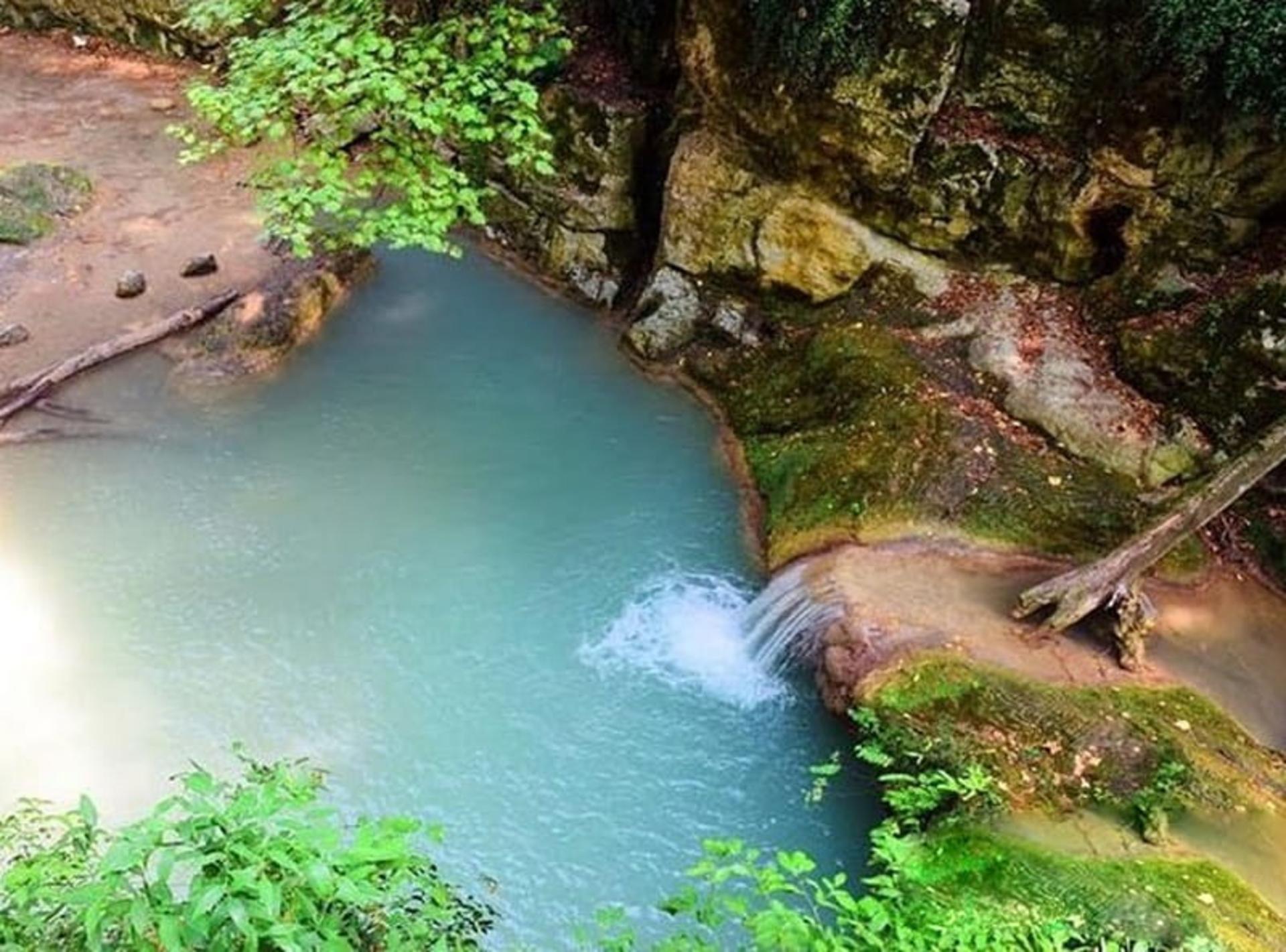 تصویر هوایی از آبشار رنگو گرگان