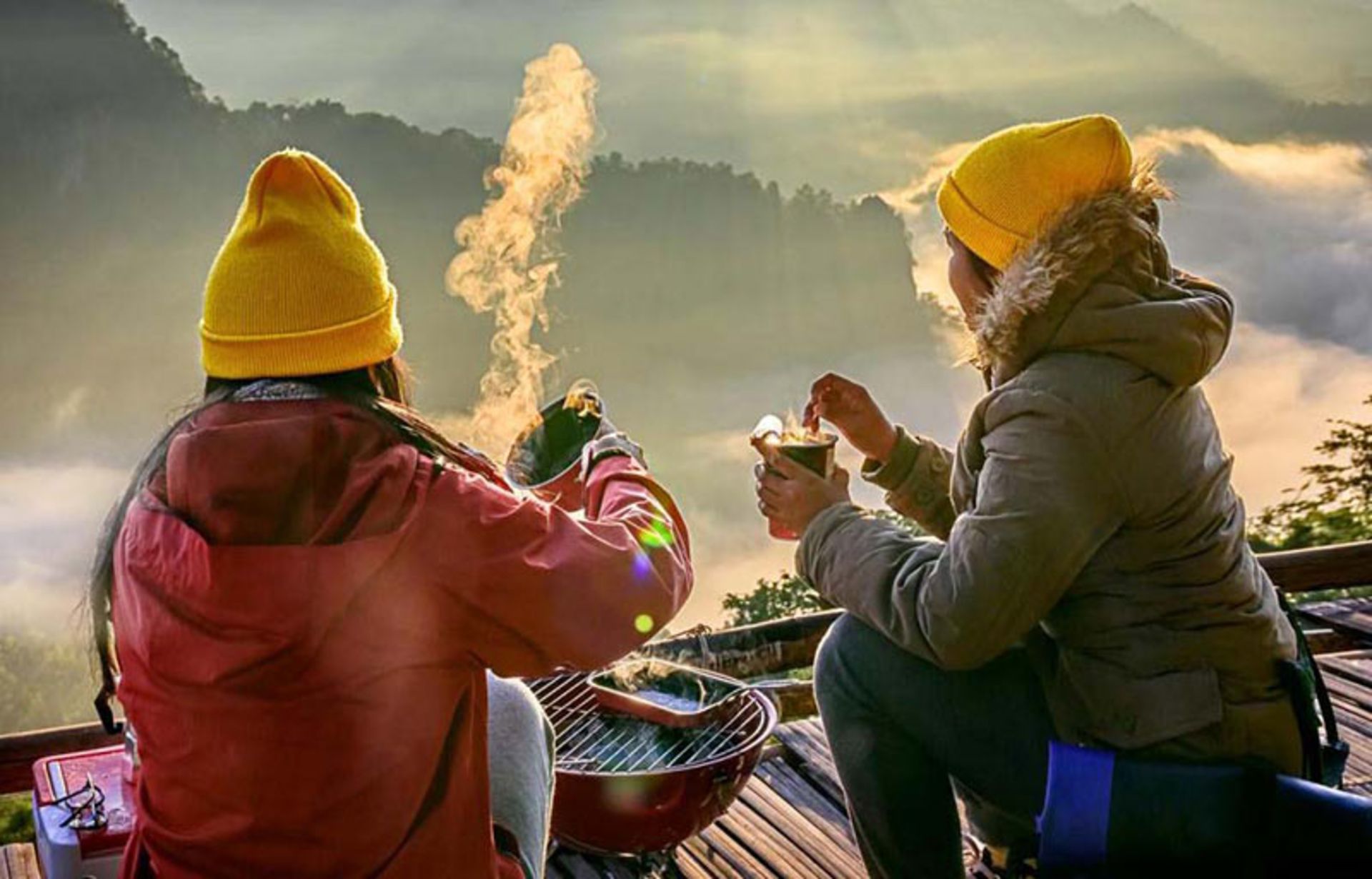 آشپزی در طبیعت و کمپینگ  