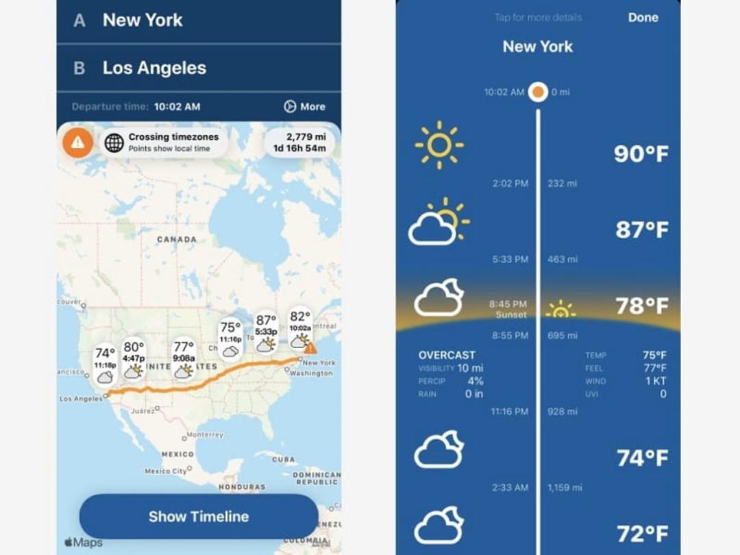 the weather on the way
