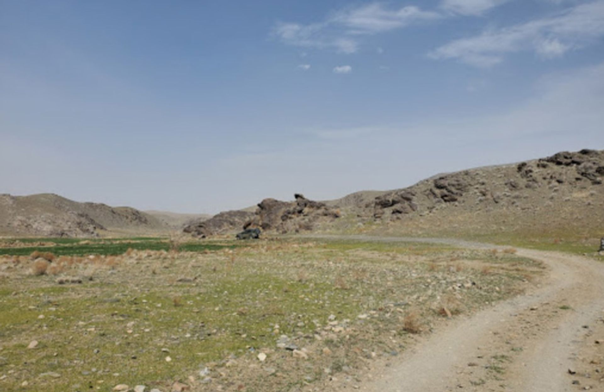 مسیر خاکی تنگه غرقاب