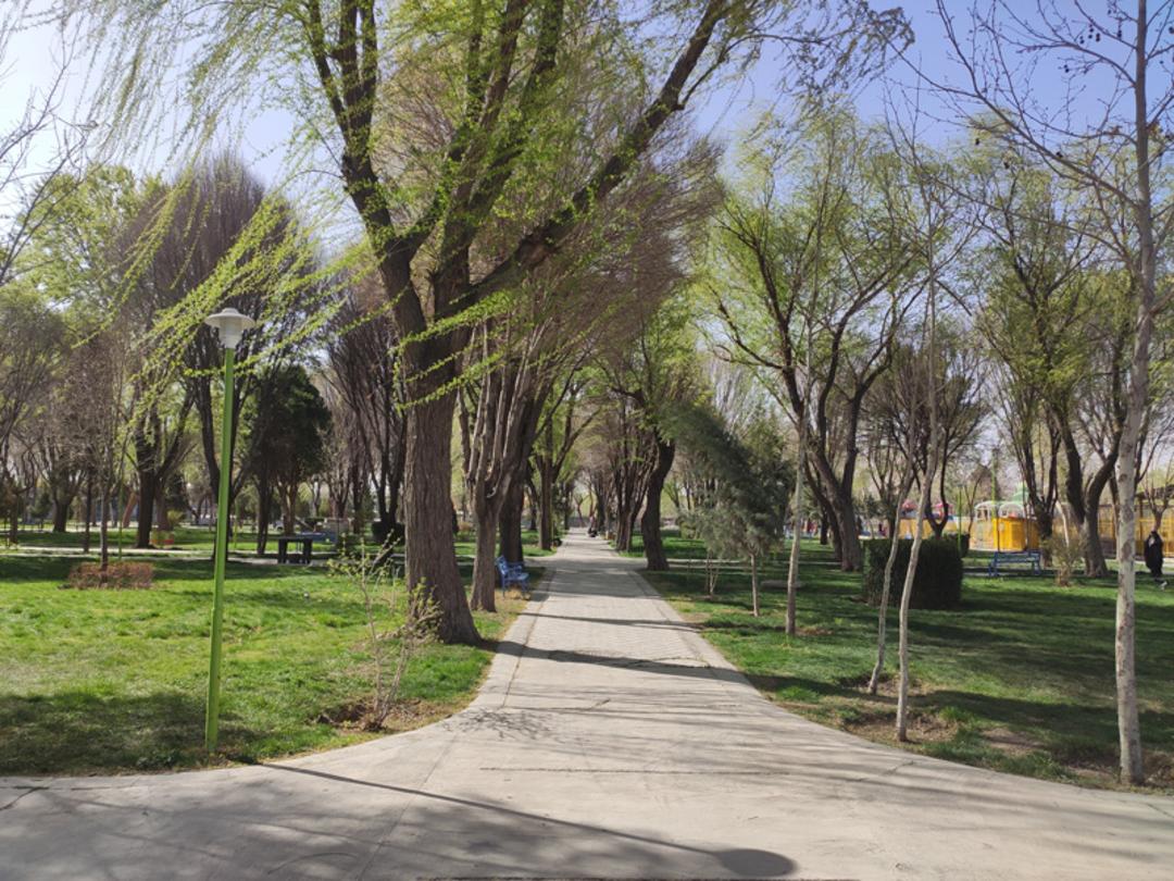مسیر پیاده روی پارک ساحلی زرین شهر