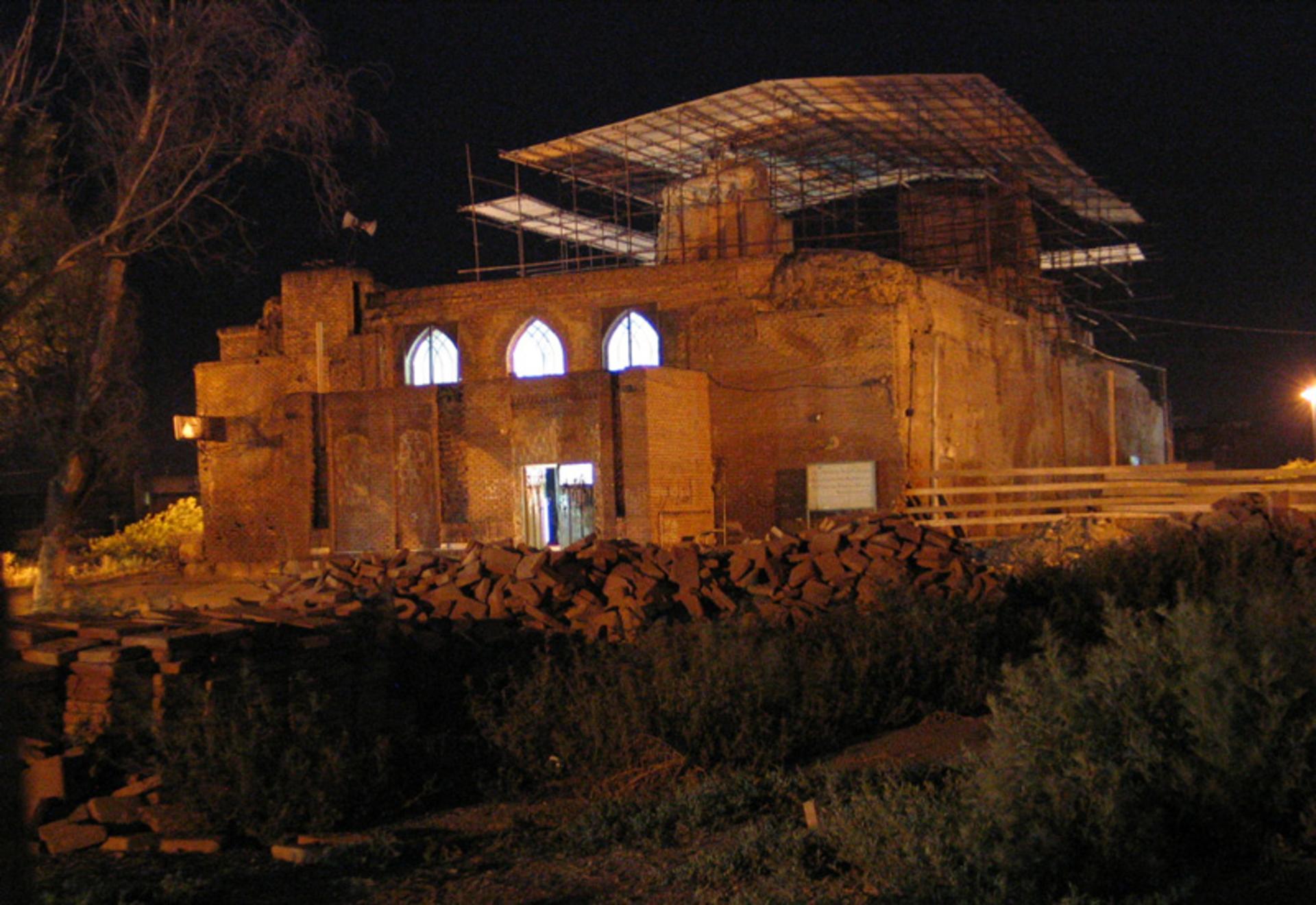 منظره شبانه جمعه مسجد