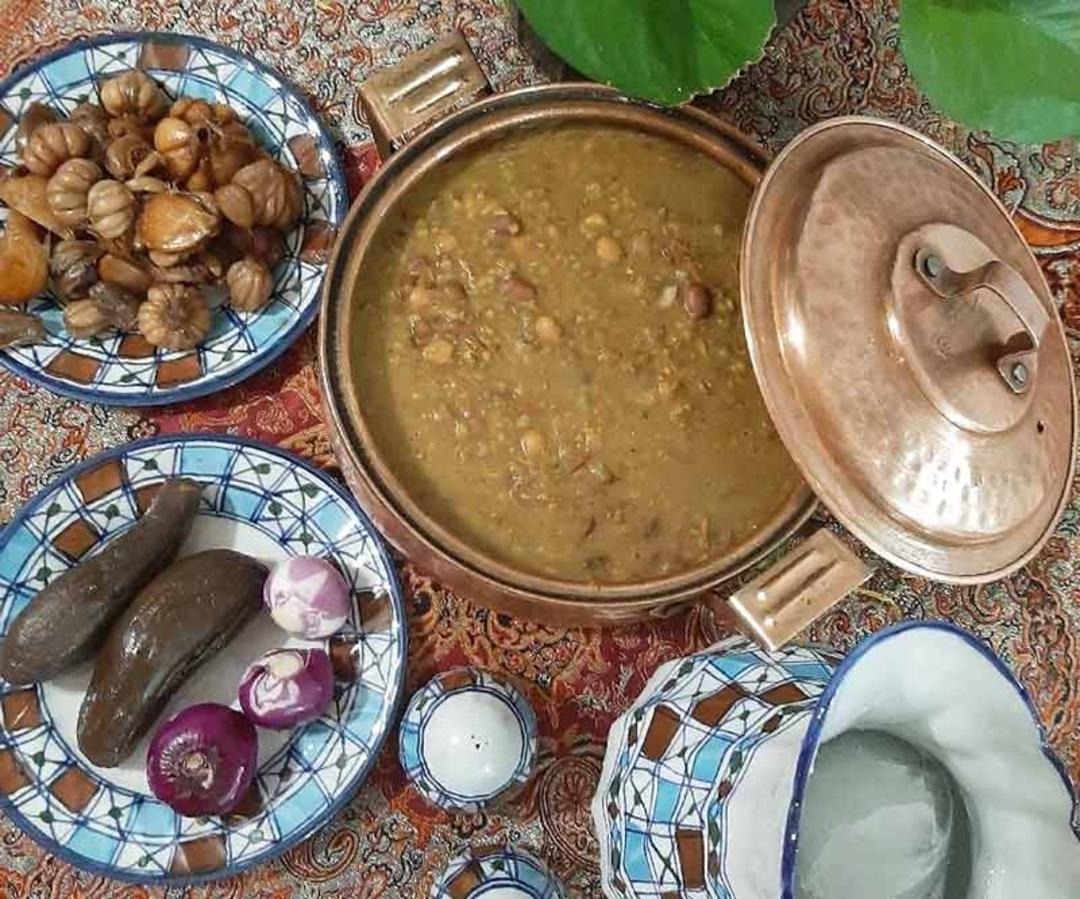 آش گندم یزدی