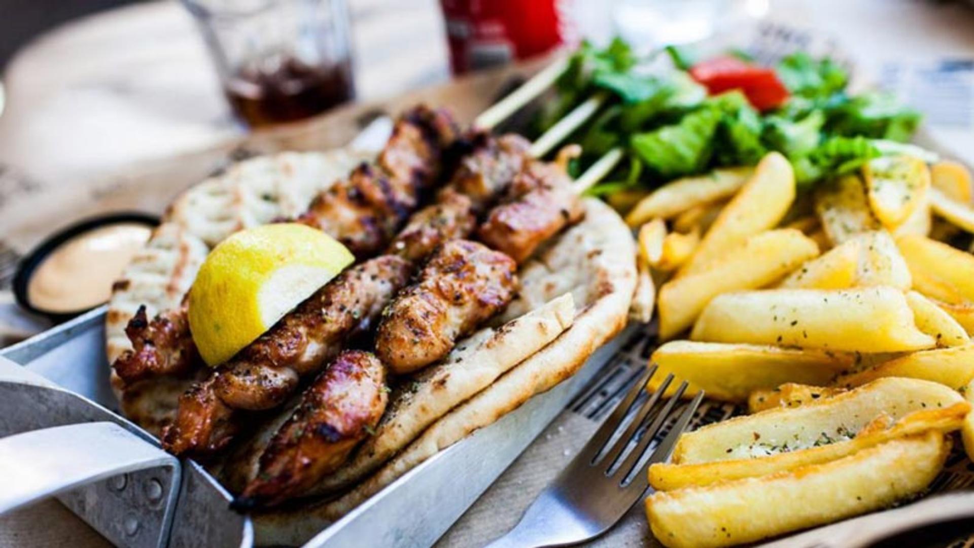 غذاهای خیابانی در آتن