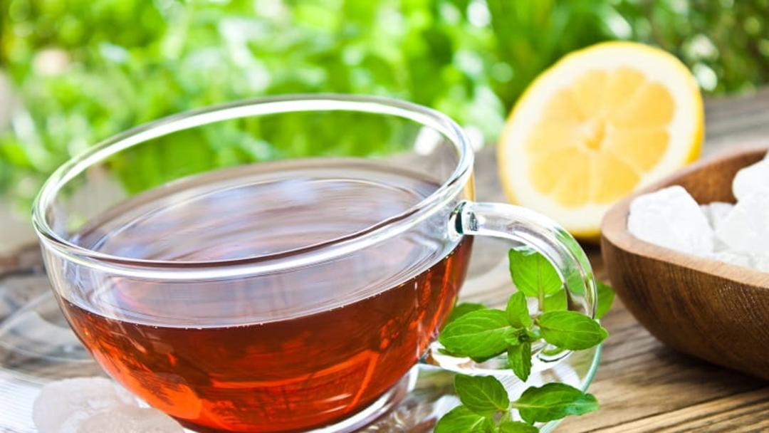 چای قرمز با نعنا