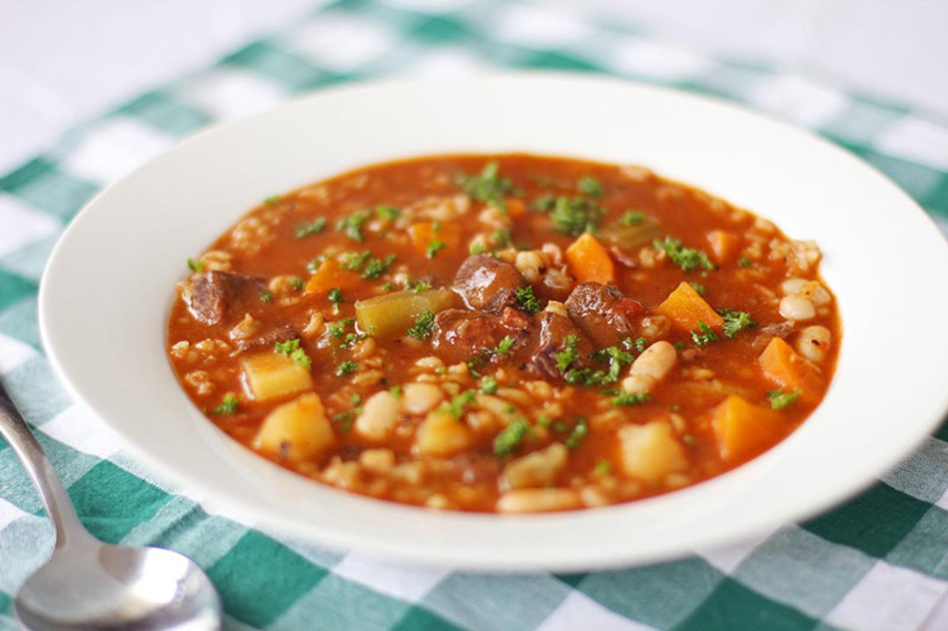 سوپ سنتی پیزا