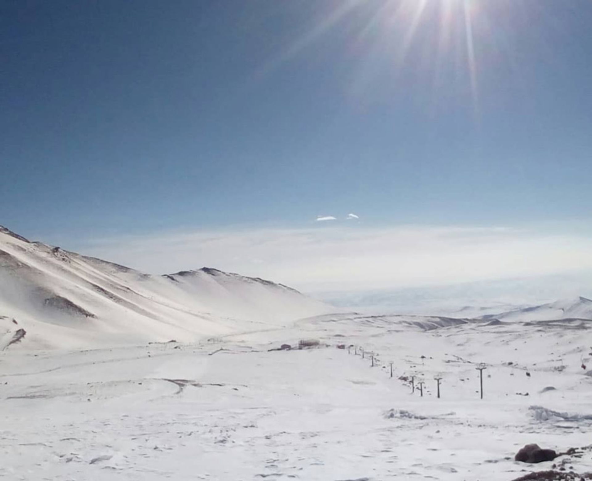 پیست اسکی آلوارس در زمستان