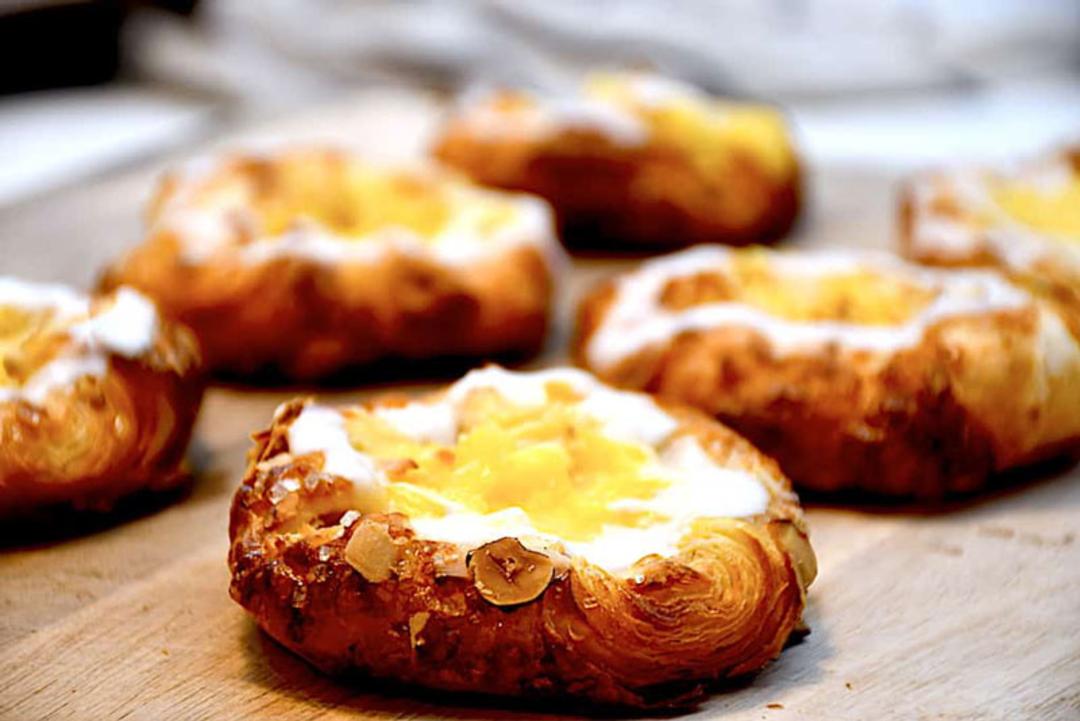 wienerbrød شیرینی دانمارکی