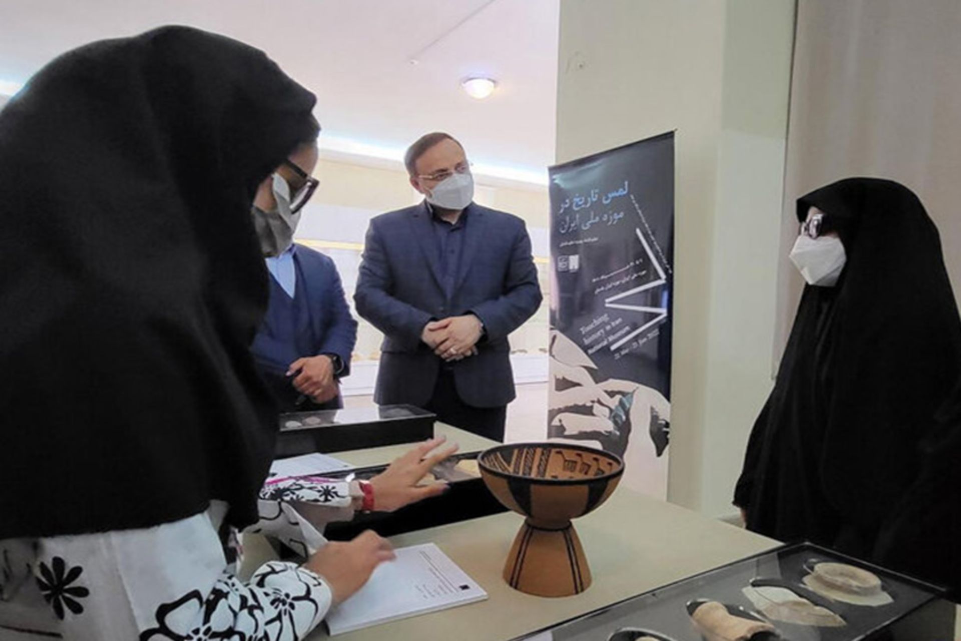 نمایشگاه اختصاصی «موزه ملی ایران» برای مخاطبان نابینا و کم‌بینا
