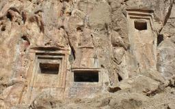 نمایی از سه گوردخمه اسحاق وند