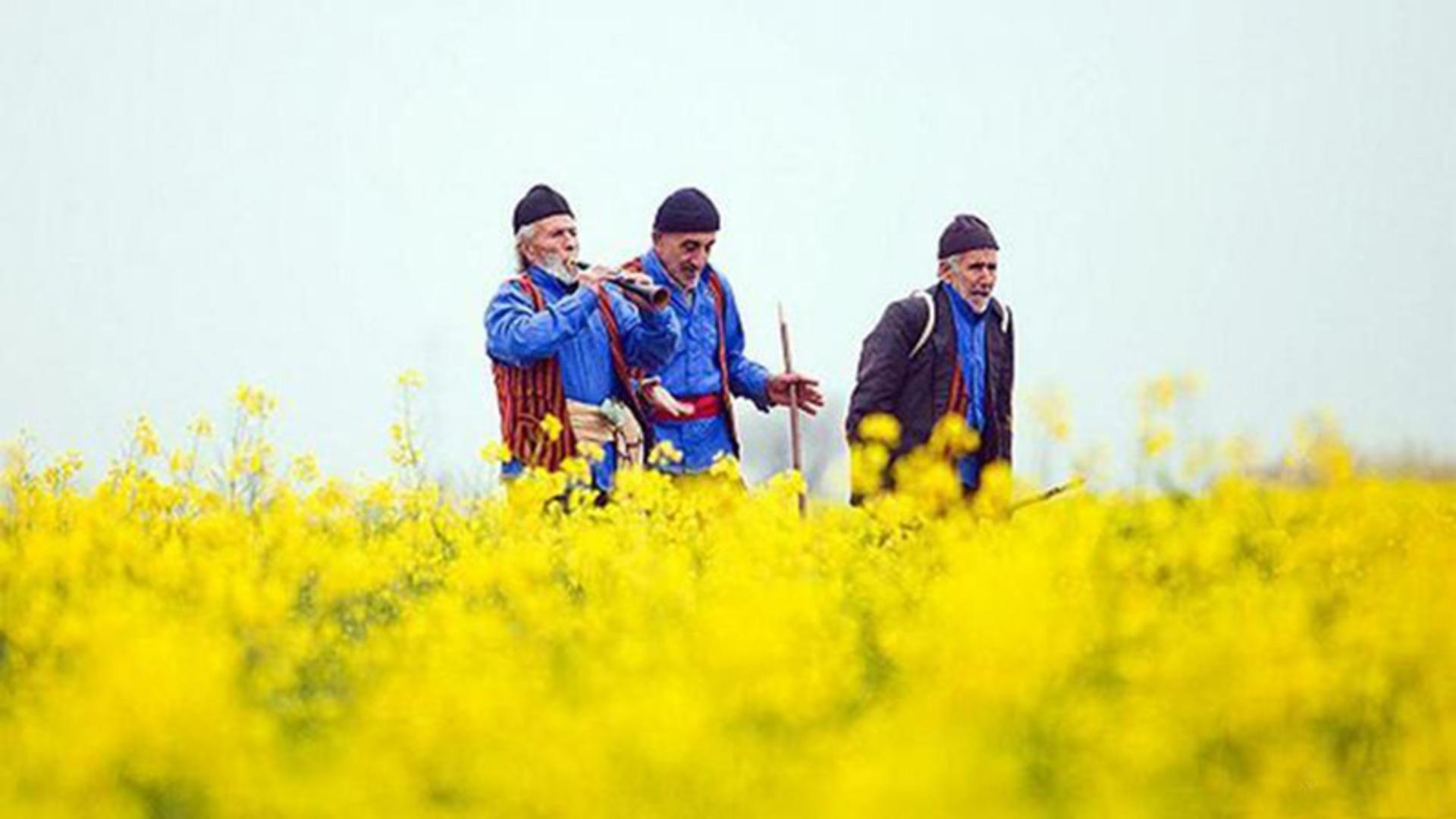 گروه نوروزخوانان پیشکسوت در دشت