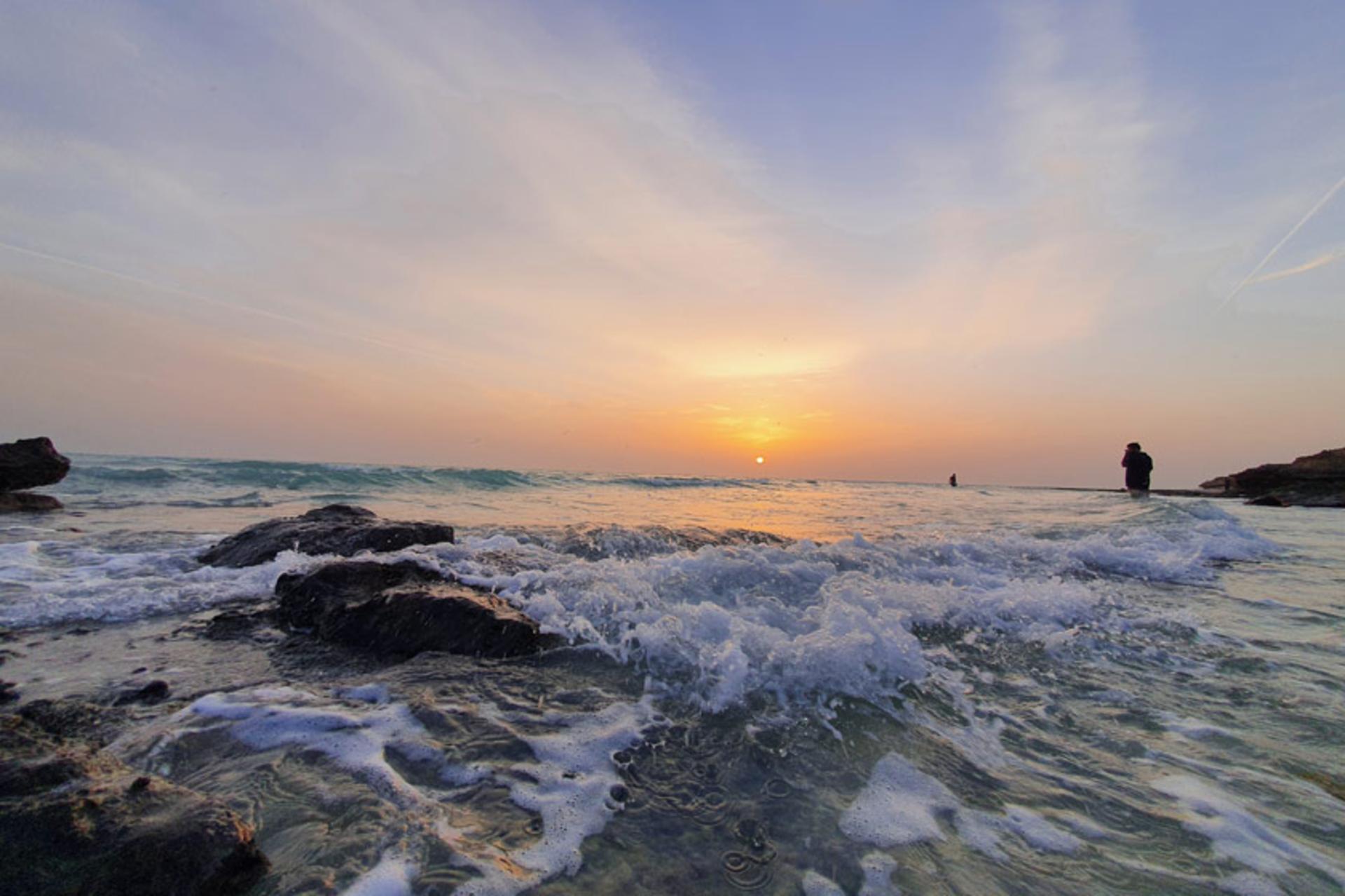 غروب در ساحل فويرط