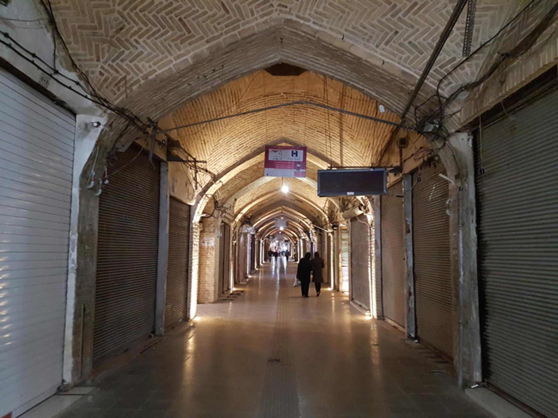 تعطیلی بازار زنجان