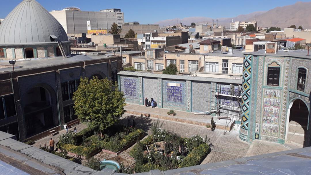 نمای بالا از تکیه معاون الملک