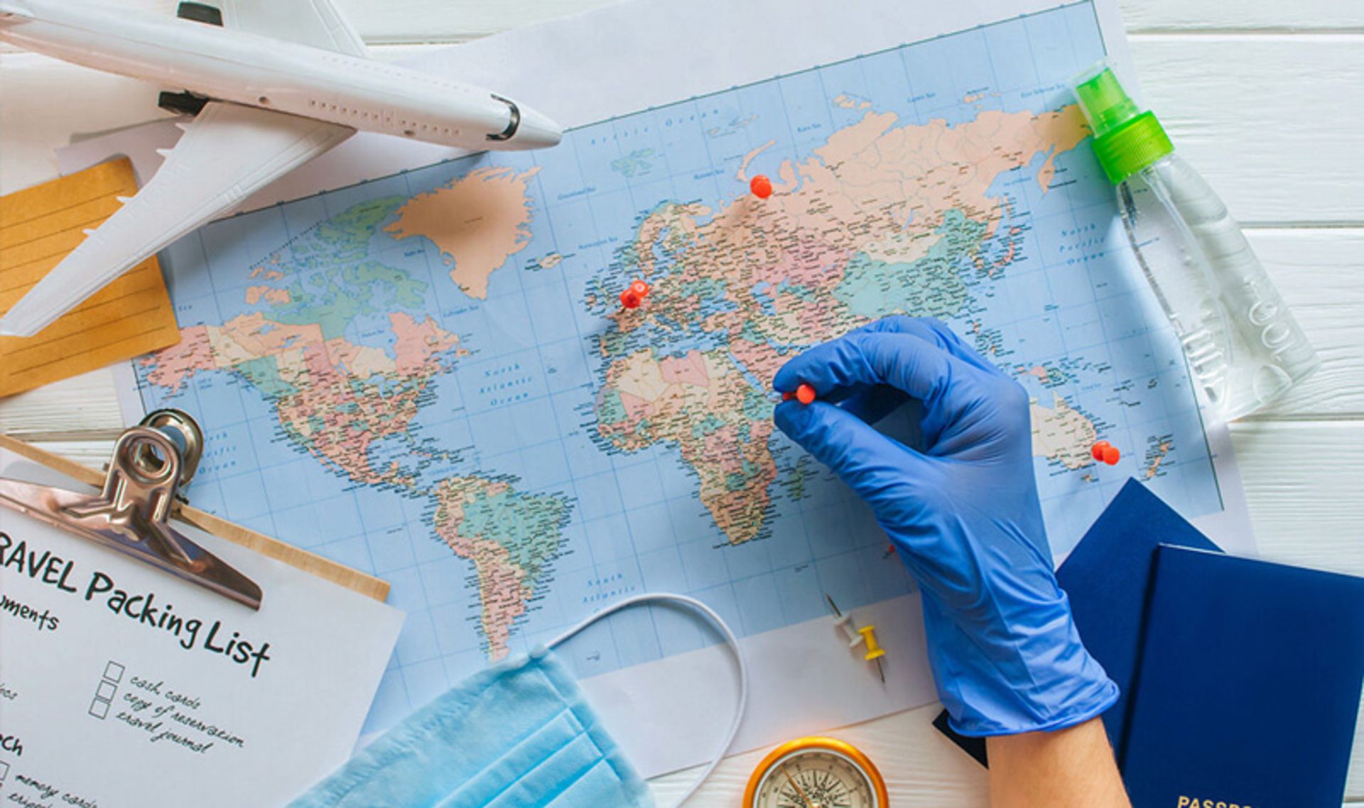 نقشه کشورهای جهان و ویروس کرونا