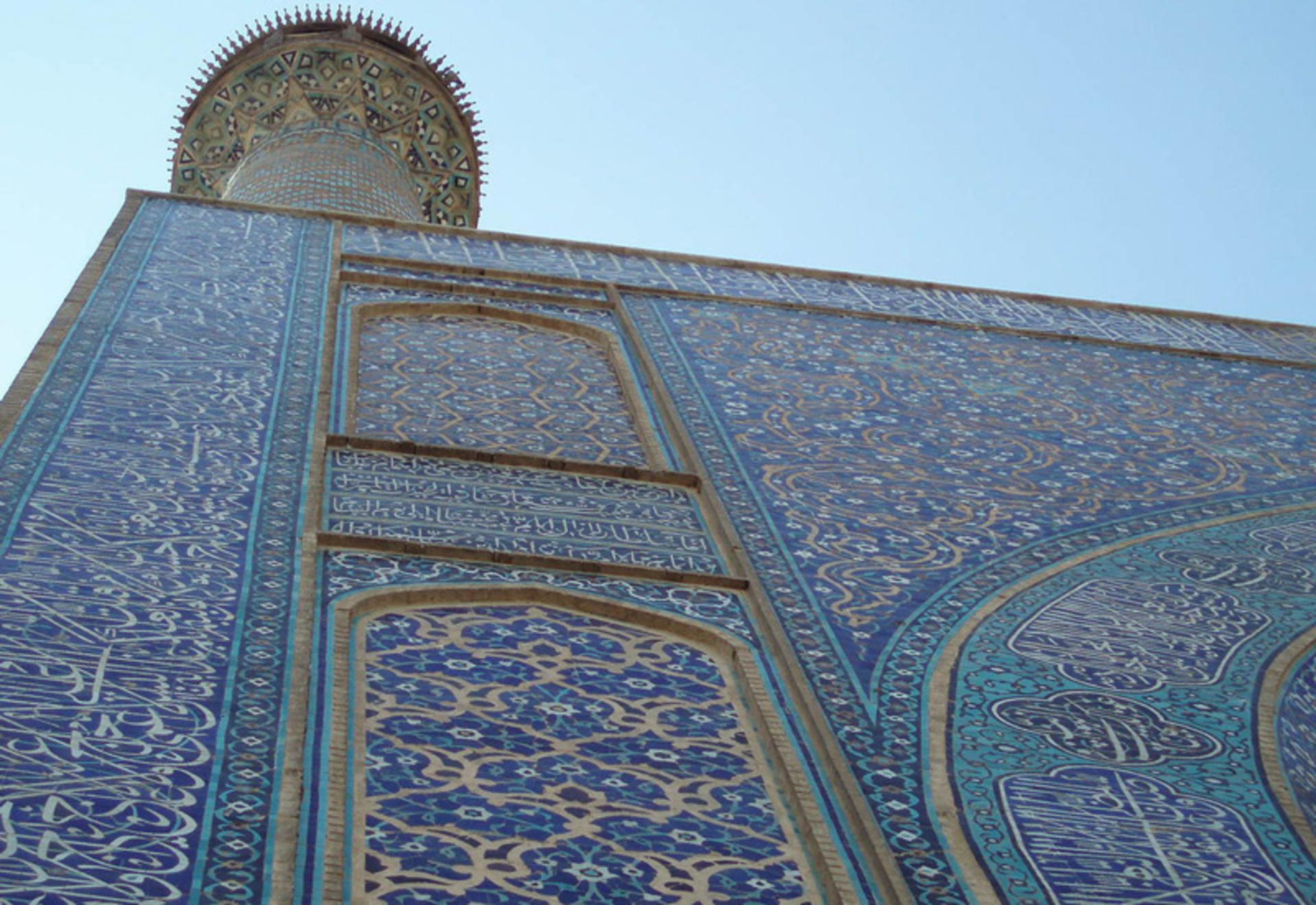 کاشی کاری و نقش و نمای مسجد جامع زنجان