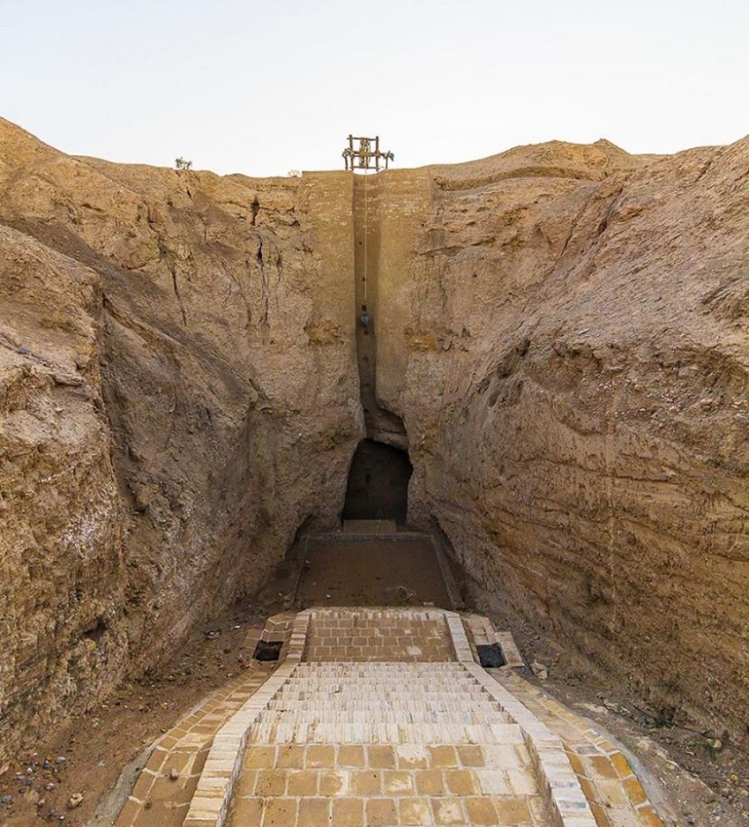 قنات قصبه گناباد؛ منبع: پایگاه خبری رکنا