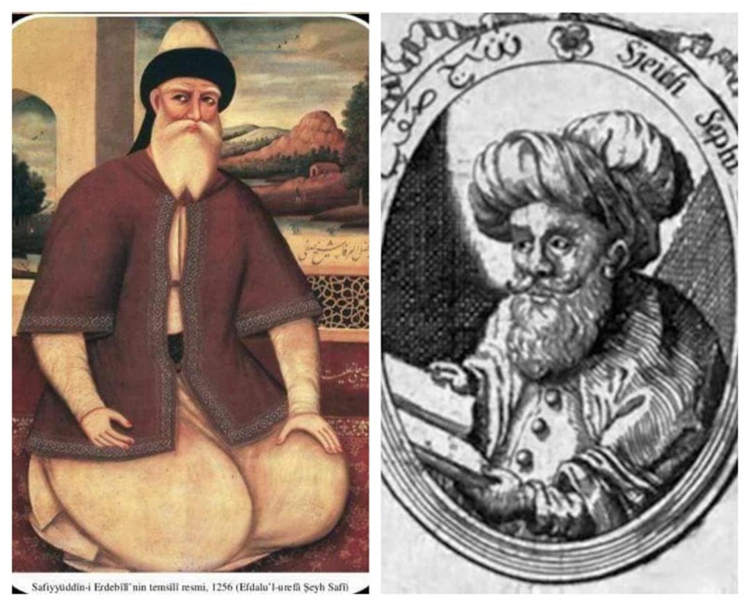 دو تصویر در یک قاب از شیخ صفی‌الدین اردبیلی