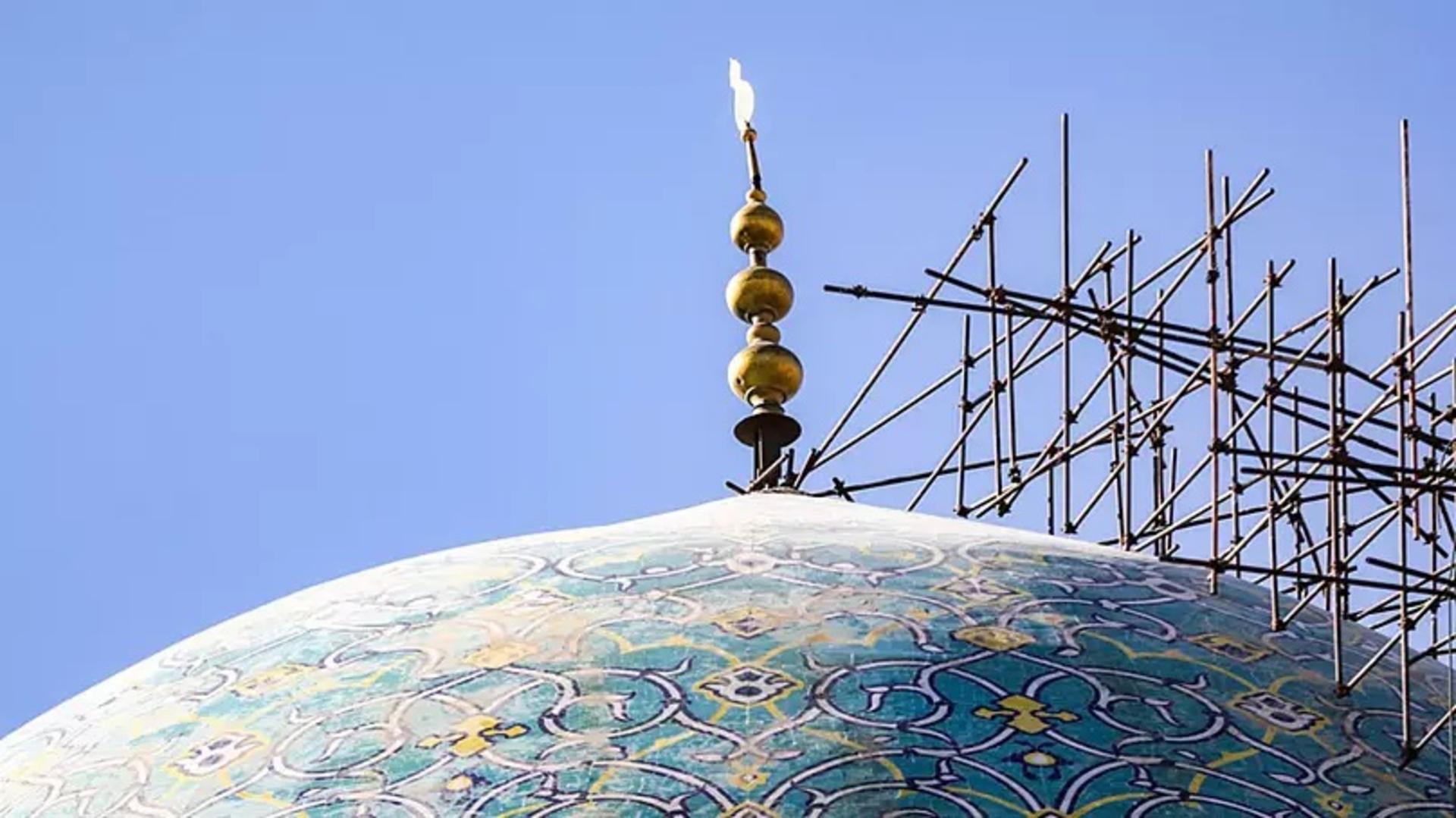 مرمت گنبد مسجد امام (ره) اصفهان