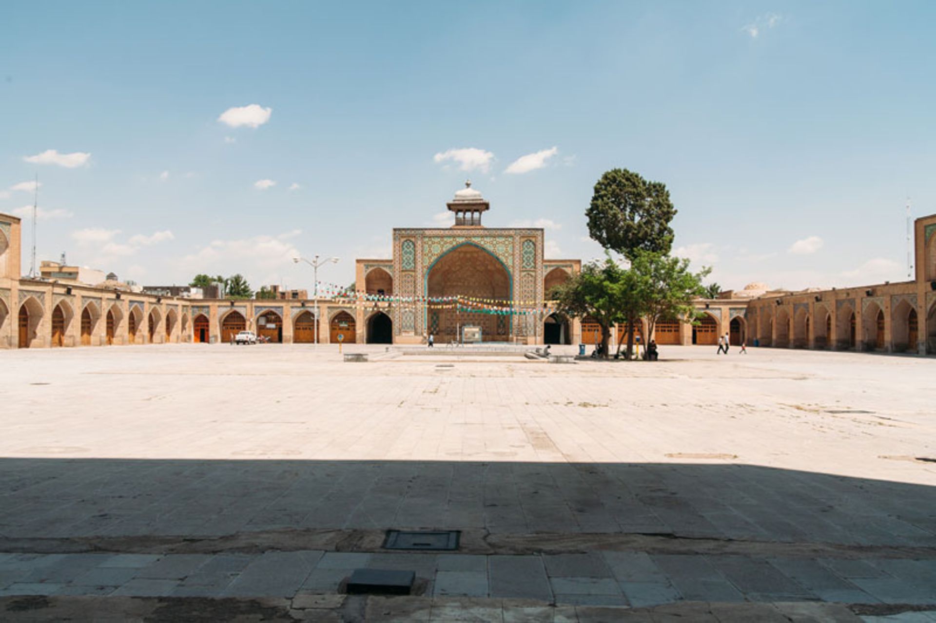 صحن مجموعه مسجد النبی قزوین