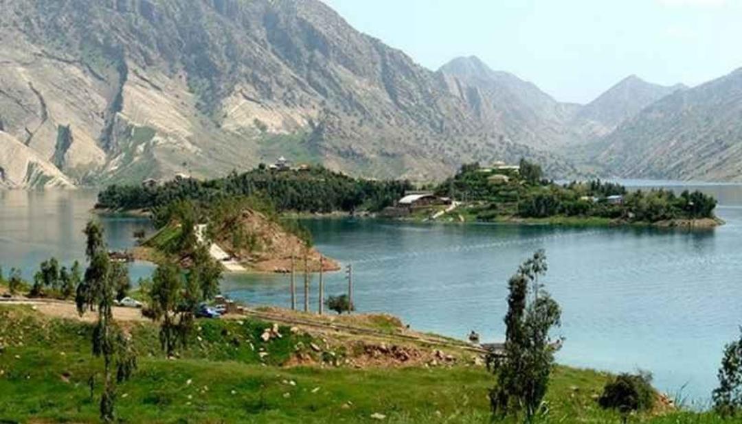 دریاچه نمرود فیروزکوه روستای سله بن