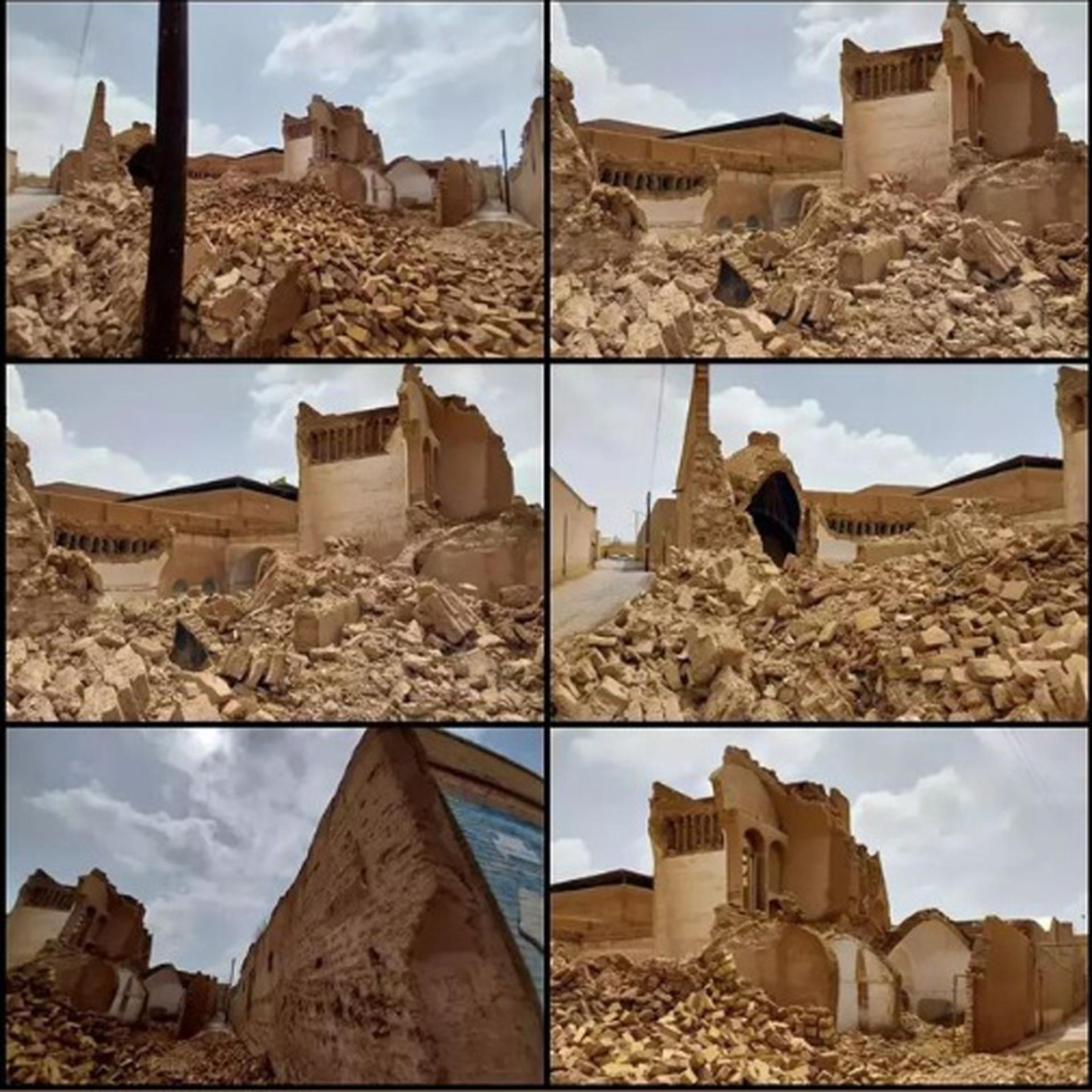 آسیب سیل به بافت تاریخی یزد