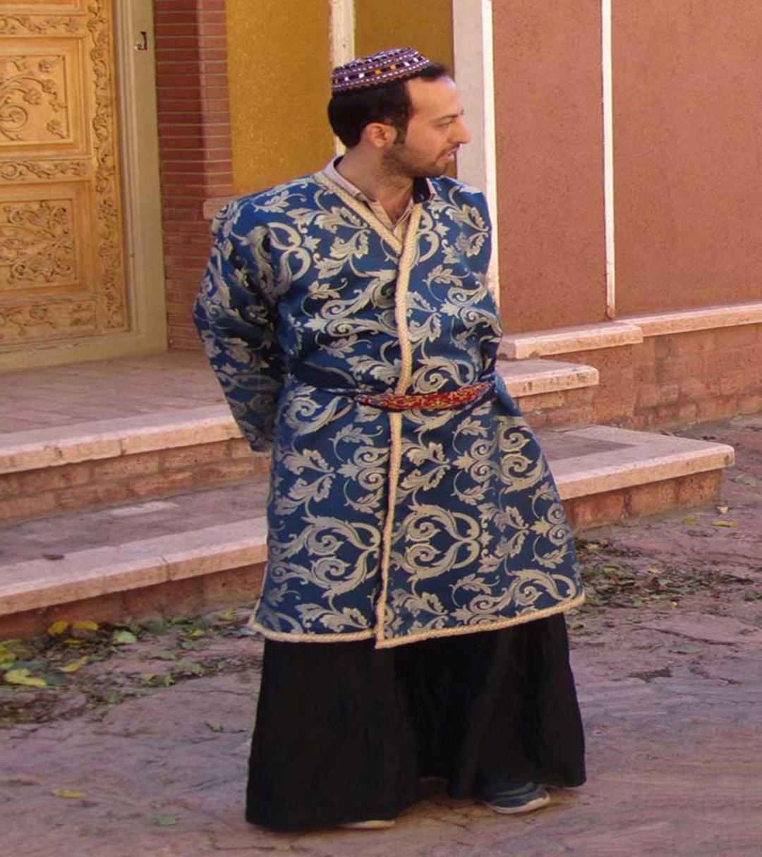 لباس محلی مردان در ابیانه کاشان 